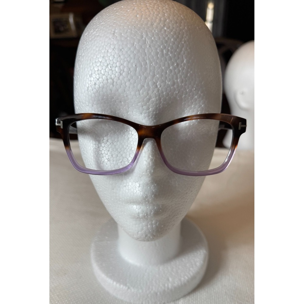 Tom Ford 5424 056A Light‎ Havana Purple Eyeglasses TF5424 056A 53mm; Frames Only